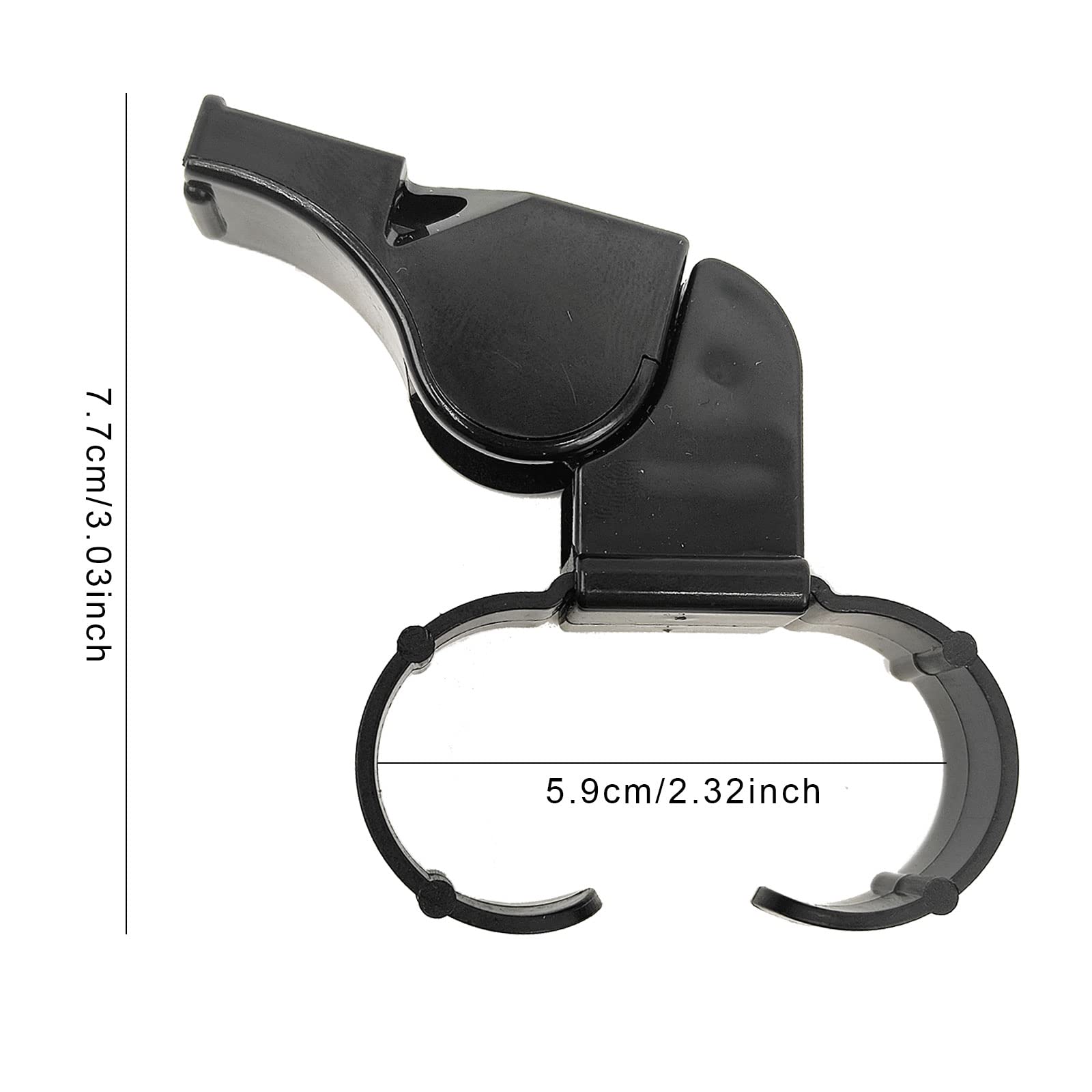 Silbato De Dedo 2 Piezas - Silbato De Árbitro Reutilizable, Sonido Fuerte Y Claro, Ideal Para Deportes Y Seguridad