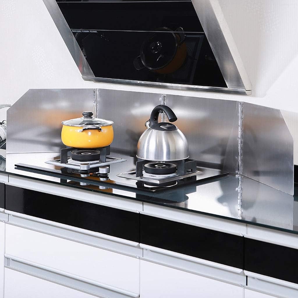 Guard Oil Barrier Anti Splatter Shield Guard Kitchen Cooking 304 Stainless Steel Plate Oil-Proof Insulation Stop The Spatter Sided Splash Guard