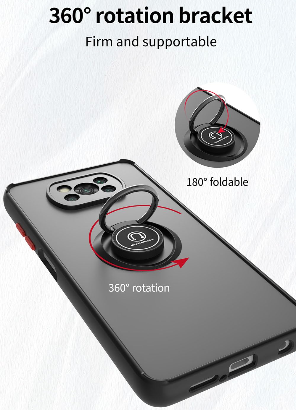 SEAHAI Handyhülle Für Xiaomi Poco X3 Pro / X3 NFC - Ultra Dünn, Mattes Silikon, Mit Kameraschutz