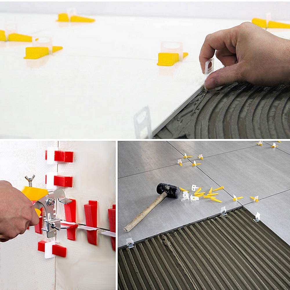 Utensili Livellamento Piastrelle,Pinza da Pavimento Sistema di livellamento per Piastrelle per l'installazione di Piastrelle di Ceramica