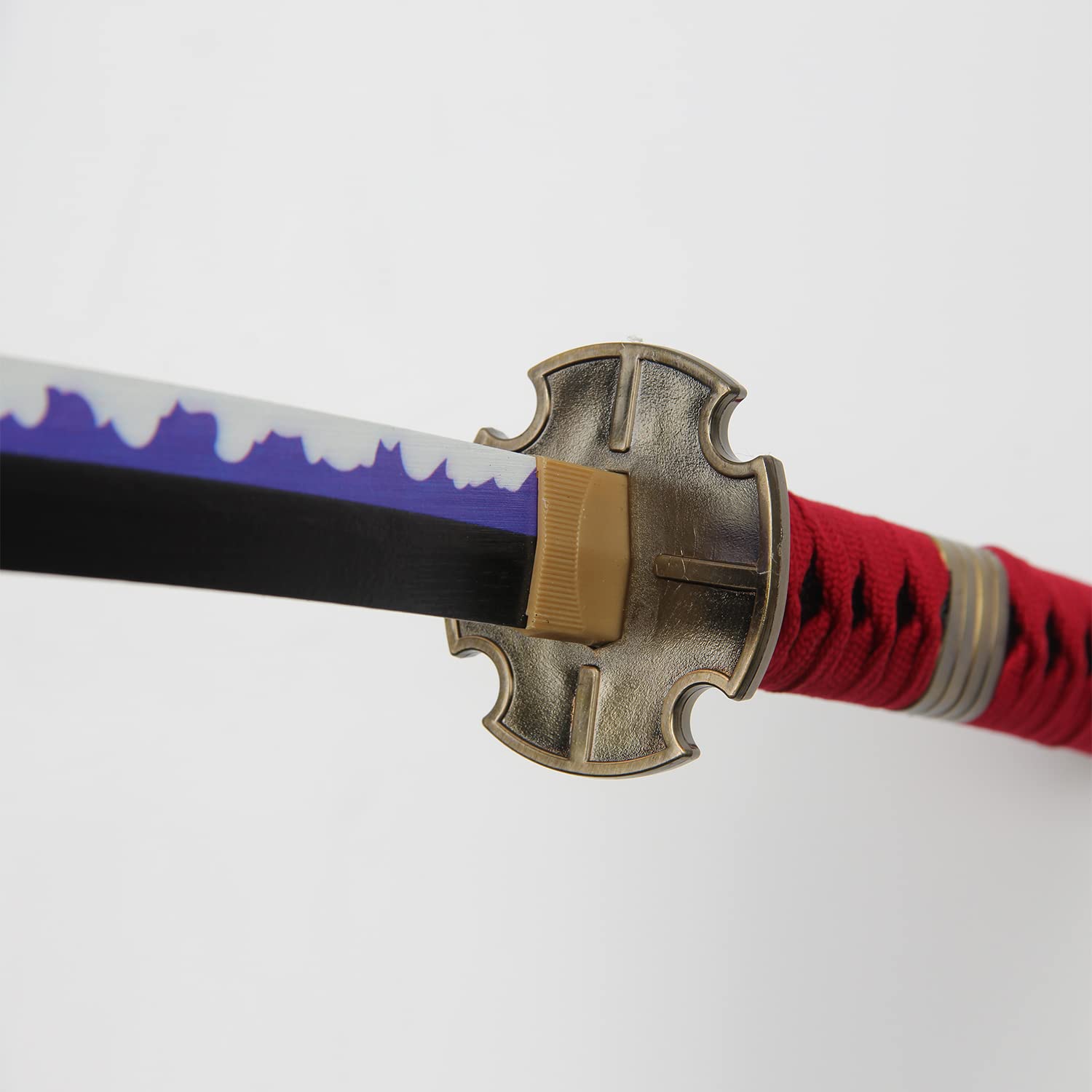 Kljhld Cosplay di Bambù Anime Spada - Set di Tre Pezzi Roronoa Zoro Katana: Shusui, Wado Ichimonji e Sandai Kitetsu - 103 cm/40 Pollici