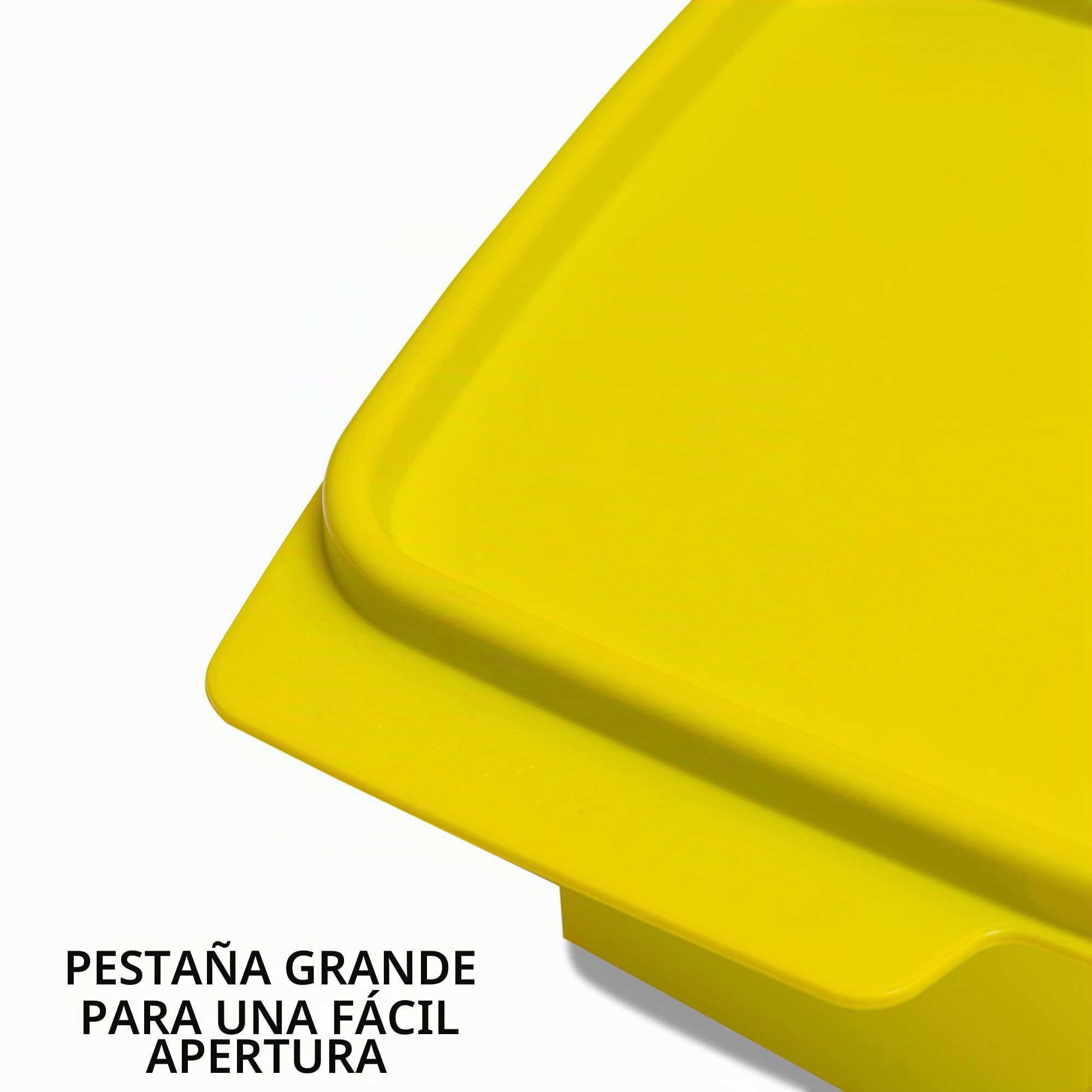 Tupperware Contenedor cuadrado para frigorífico sostiene la pestaña 500 ml 4 piezas