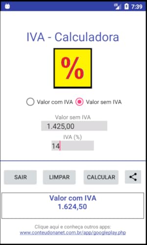 IVA - Calculadora