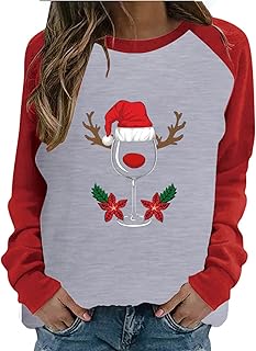 Amikadom Roupa festiva feminina outono inverno manga punho gola redonda ajuste solto roupas tie dye roupas moletom feminino 2023 DO