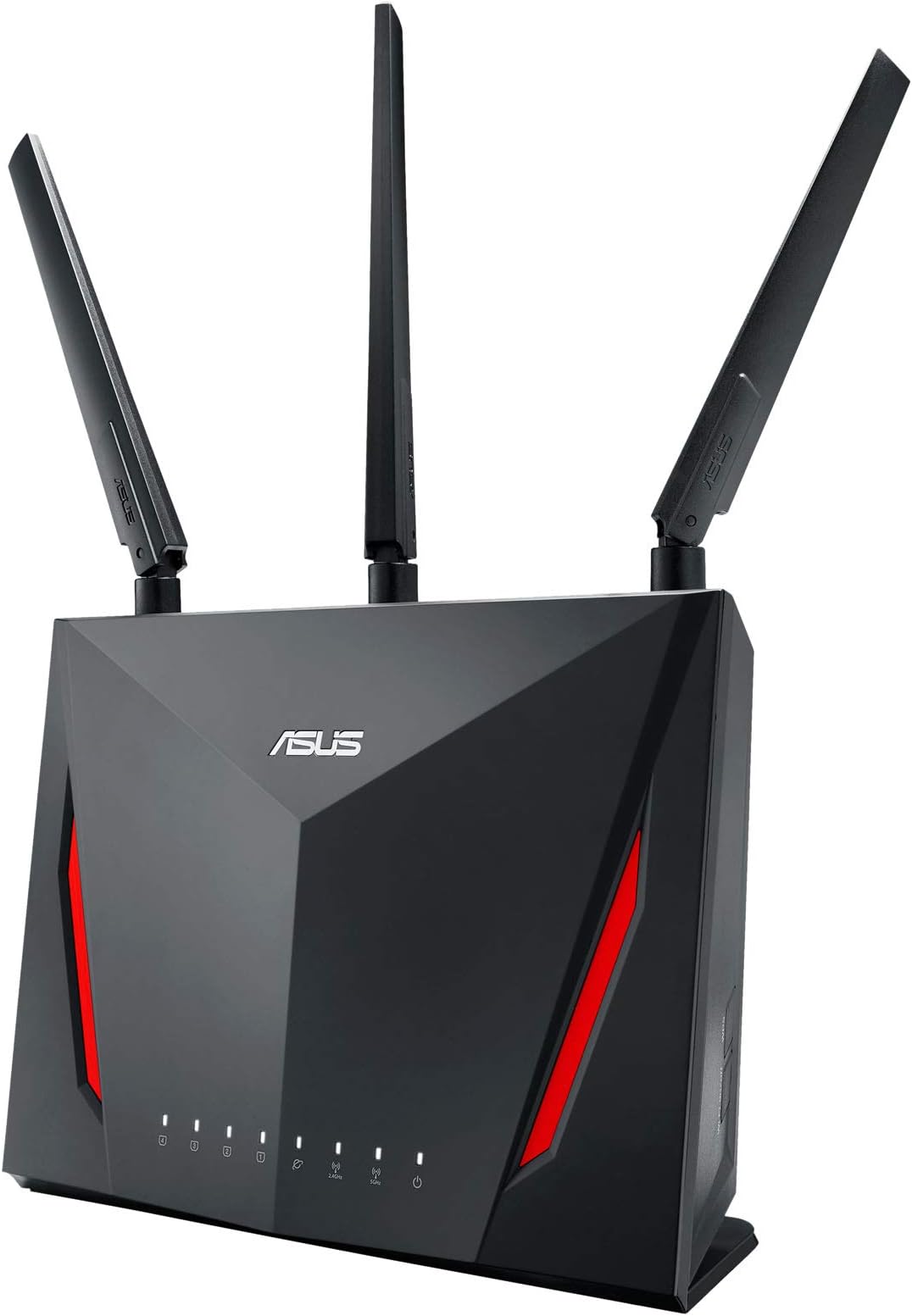 ASUS RT-AC86U, AC2900 Dual Band Gigabit WiFi Gaming Router with MU-MIMO, AiMesh for mesh wifi system, AiProtection network security by Trend Micro, WTFast game accelerator and Adaptive QoS