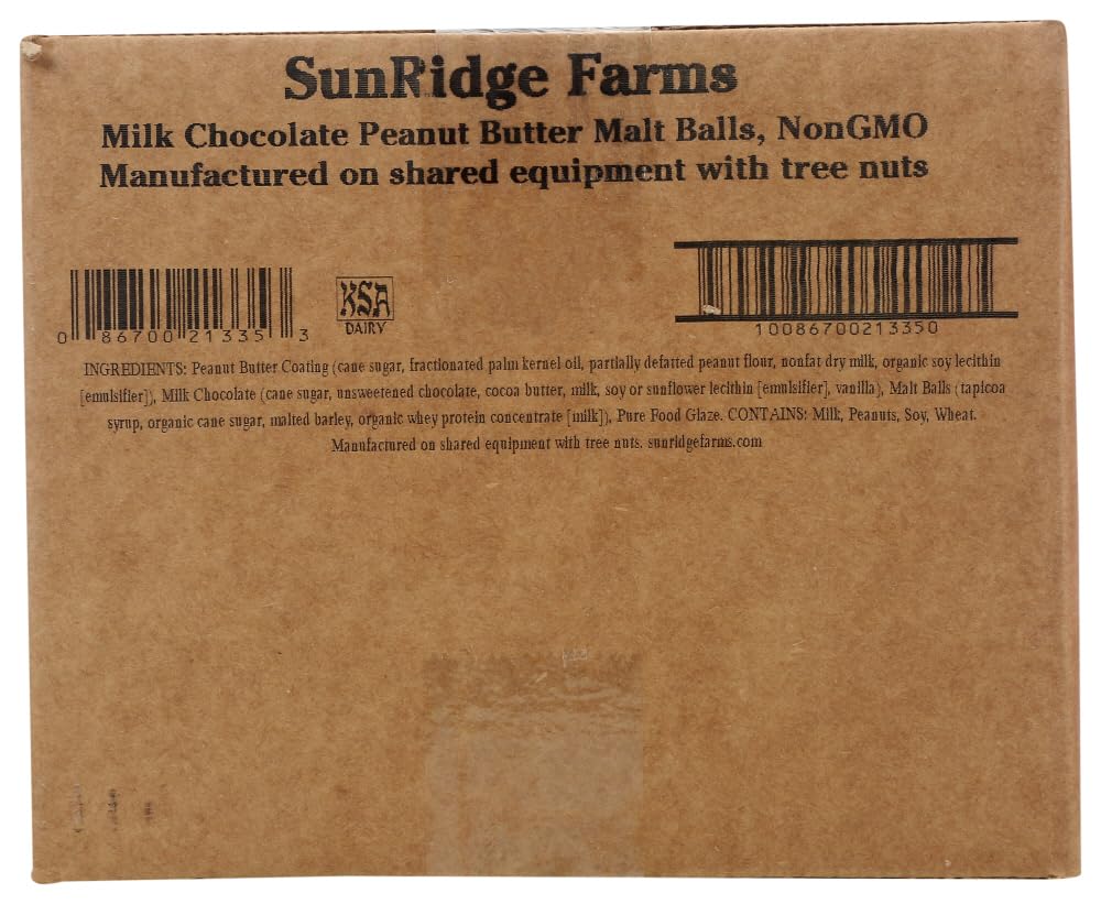 Milk Chocolate Peanut Butter Malt Balls, Non-GMO, 10 Pound (Pack of 1)