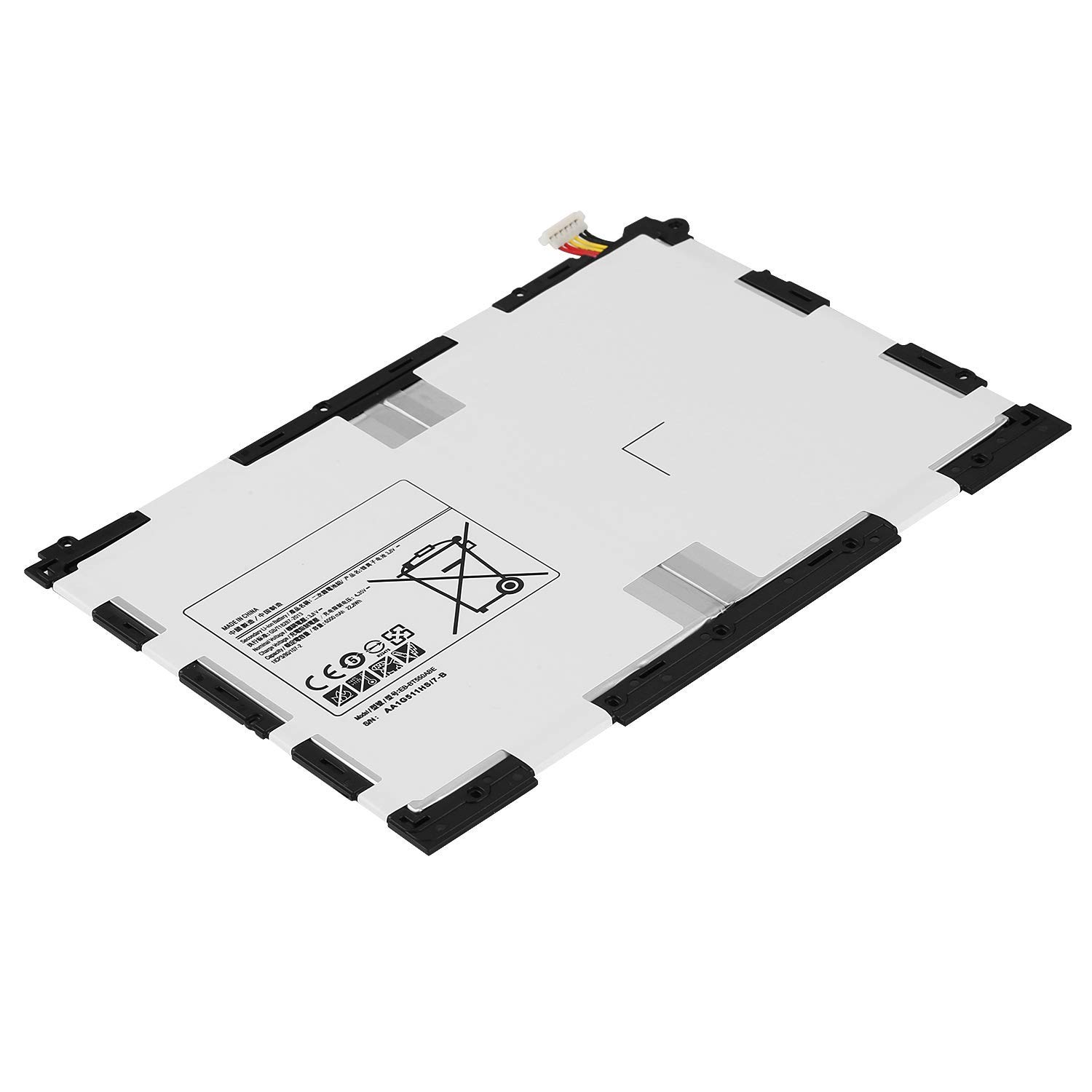 EB-BT550ABE (3.8V 22.8Wh 6000mAh) Tablette Batterie pour Samsung Galaxy Tab A 9.7 SM-T550 SM-P550 SM-T555C SM-T555 SM-P351 Series EB-BT550ABA AA1G511HS EB-BT550 with Tools