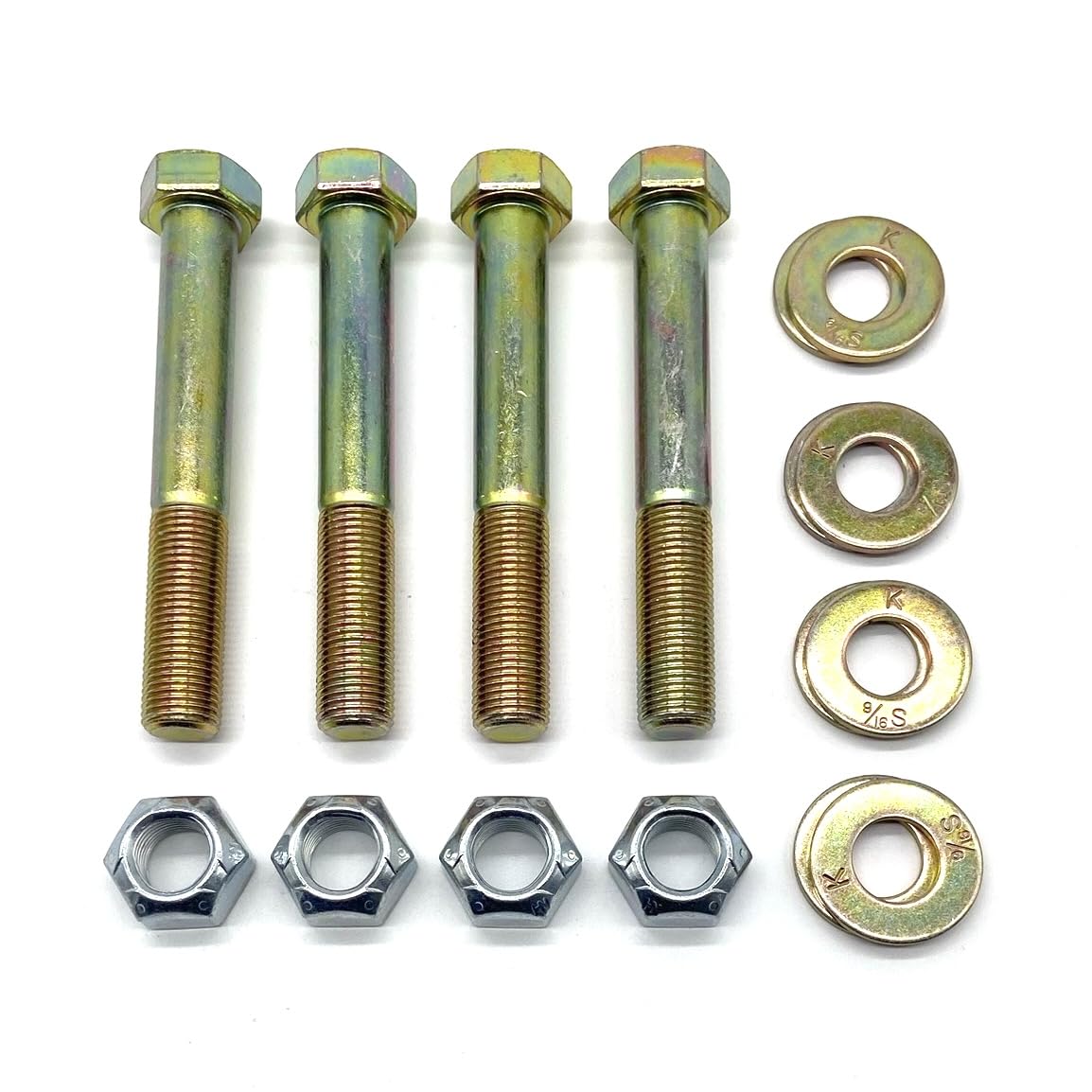 Region Offroad Lower Control Arm Bolts 9/16" Upgrade Compatible with Jeep Wrangler JK JL 2007-2025