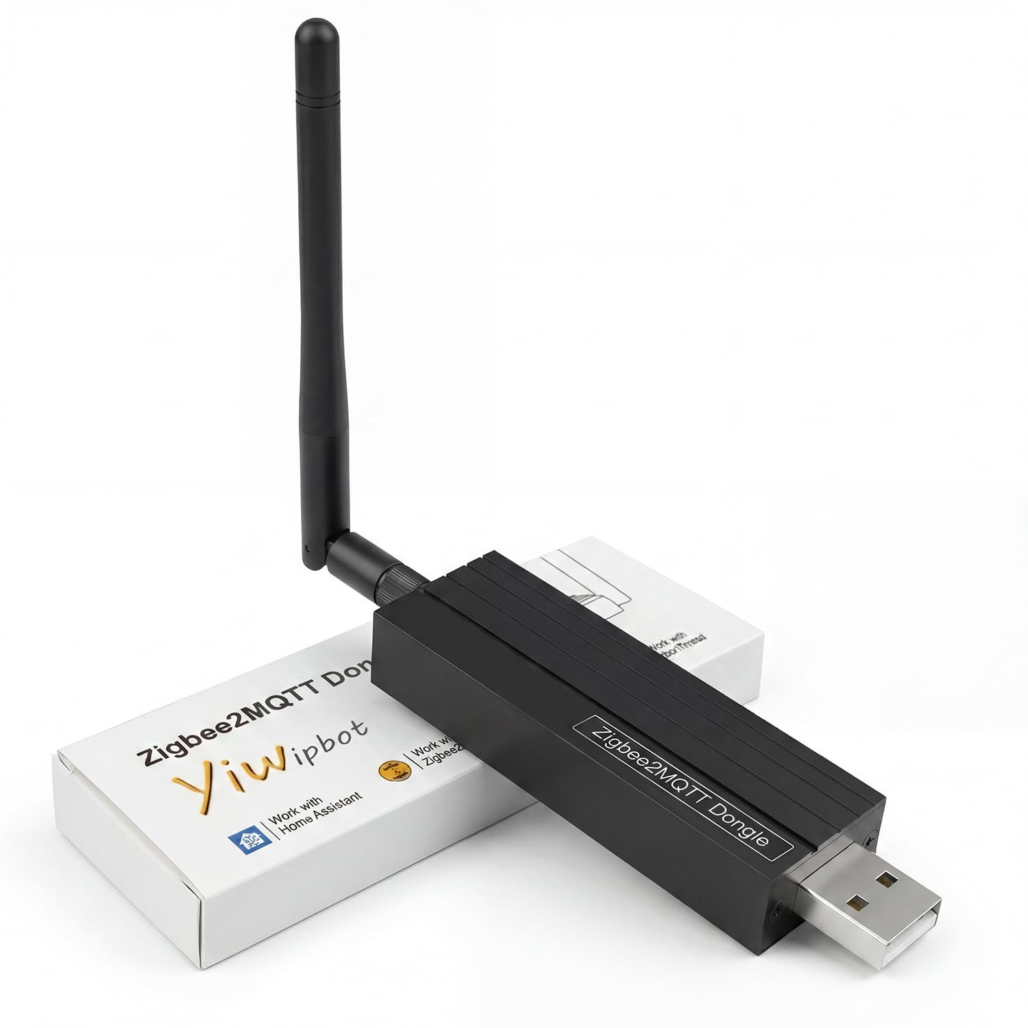 Yiwipbot Zigbee 3.0 USB Dongle-P Plus Gateway, TI CC2652P+CP2102N Dual-Chip, Universal Zigbee USB Gateway with Antenna for Home Assistant, OpenHAB, ZHA, Zigbee2MQTT
