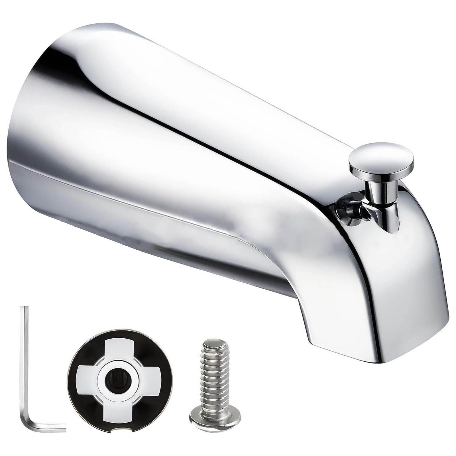 Msioytog Multicolor Pulls Down Bathtub Spouts Bathtub Diverter Temperature Control Tub Fixture Easy Water Flows Alloy Tub Faucet Diverter Adjustable Water Flows & Temperature Control Alloy Faucet