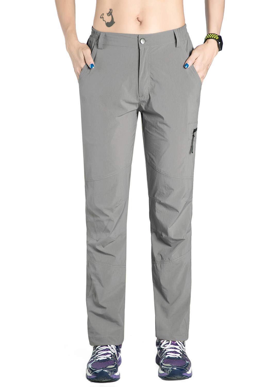 unitop Women's Quick Dry Water Resistant Hiking Cargo Pants