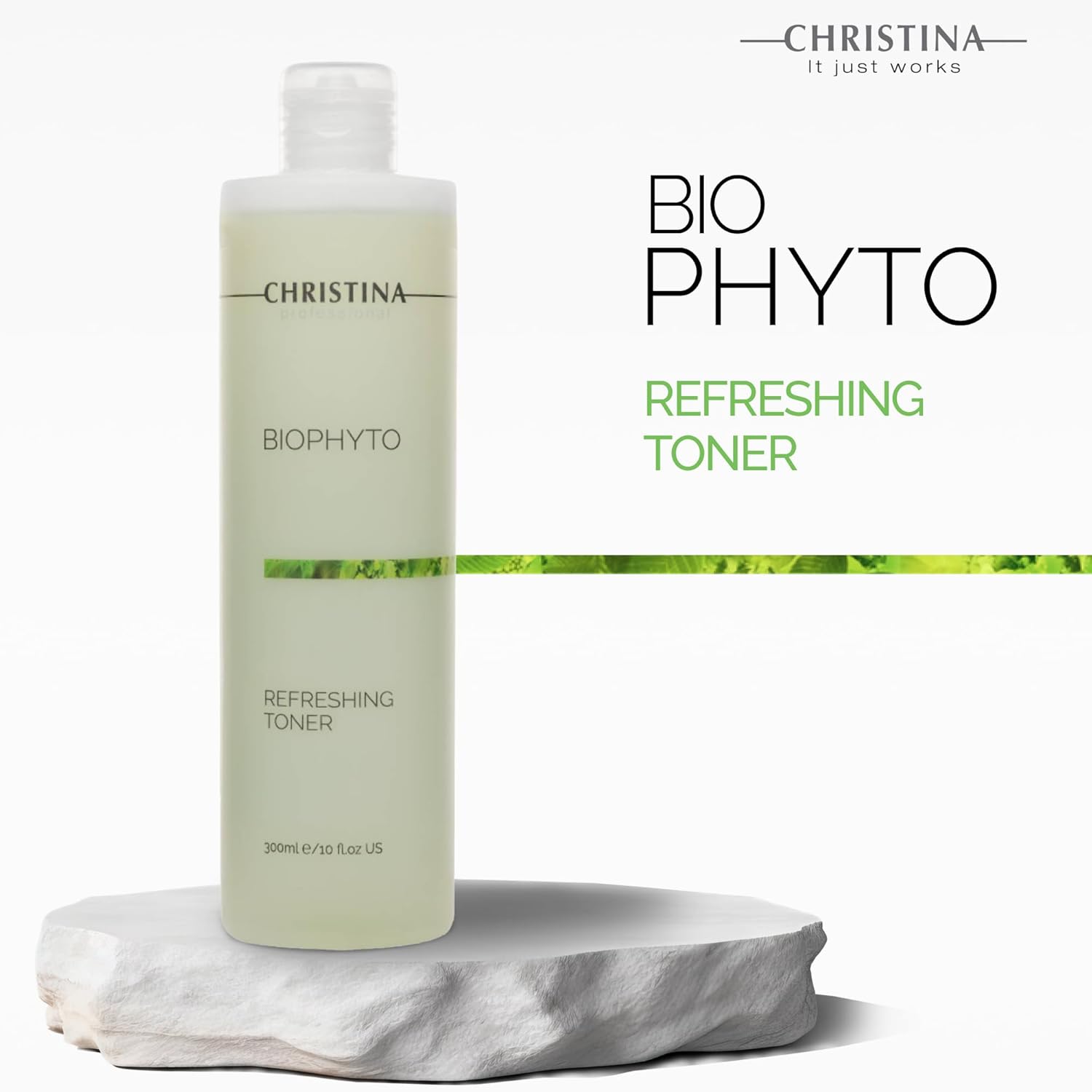 Christina Biophyto - 300ml - Bio-Astringent Complex and Ginger Extract Hydrating Toner - Face Toner for Women for Itch & Redness - Image 3