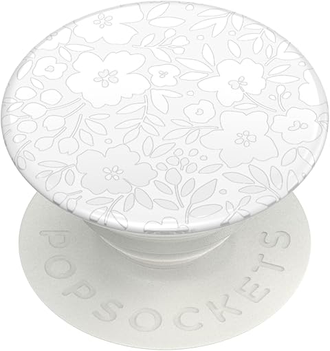 PopSockets Phone Grip with Expanding Kickstand Adhesive Grip Cute PopSockets - Blanc Fresh