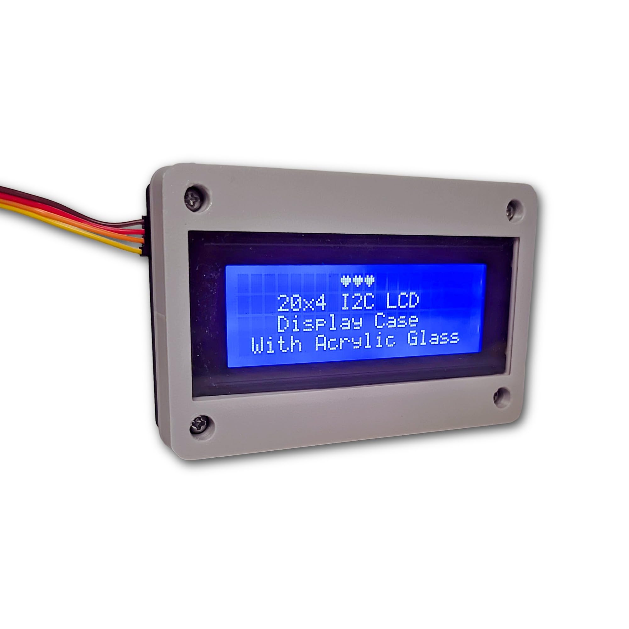 20x4 LCD Enclosure with Acrylic Glass Screen Protection – 3D Printed Case for 2004 LCD Module (LCD Not Included)-image-23