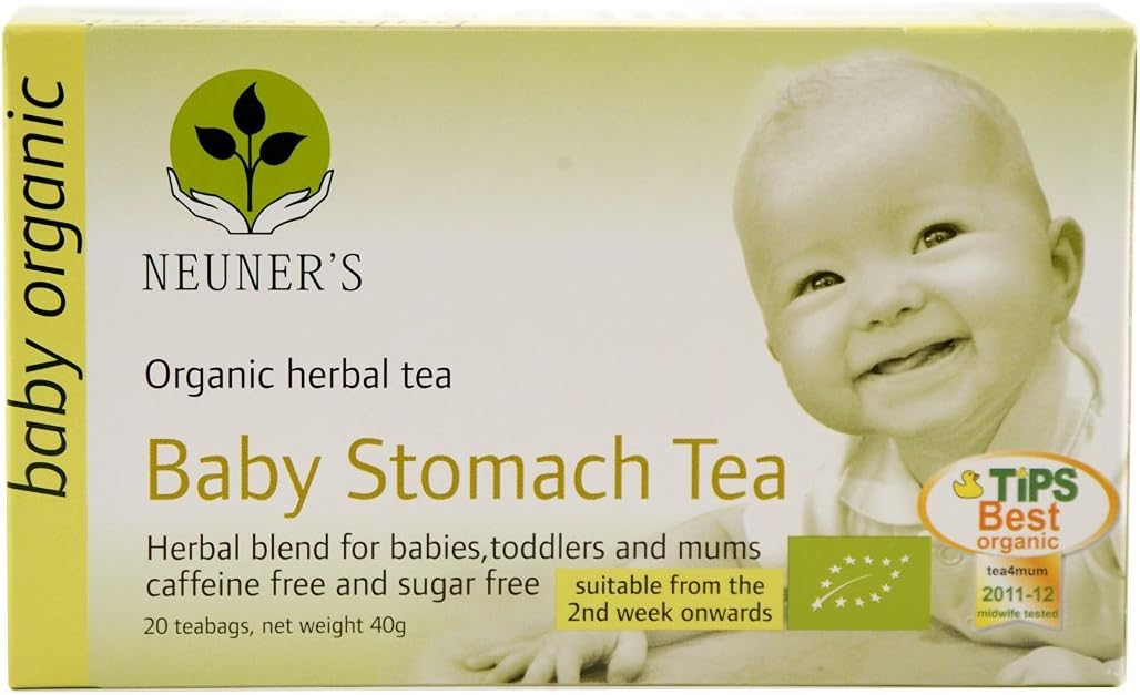 Neuner's Organic Baby Stomach Tea 20 bags (Pack of 4)