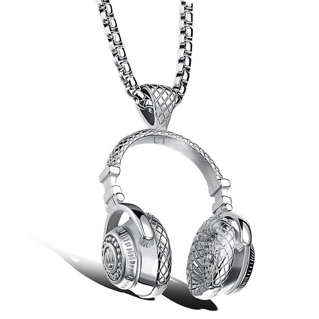 University Trendz Silver-Plated Music Accessories Headphone Pendant Chain For Men/Boys (B0C5R9GWML) Amazon Price History, Amazon Price Tracker