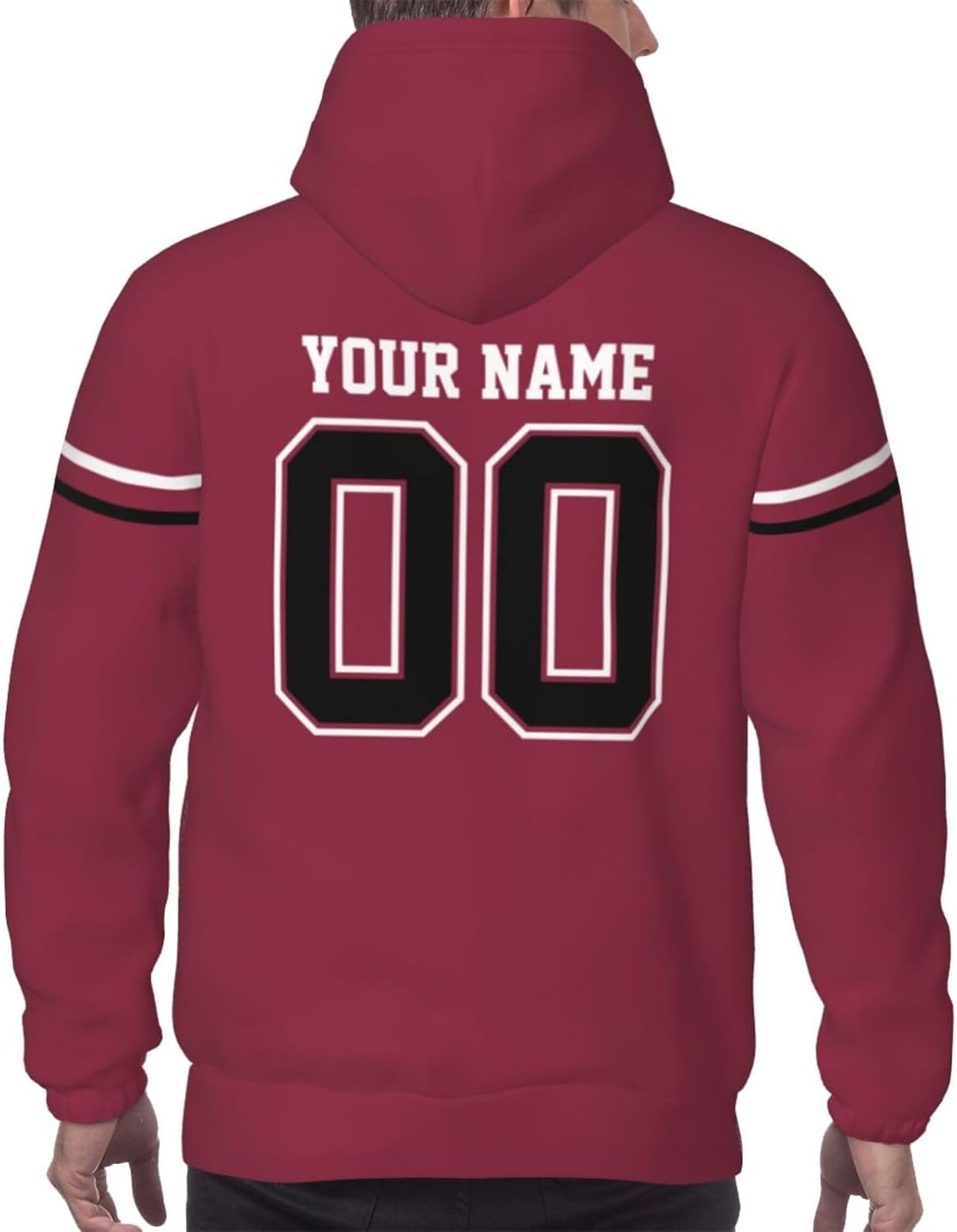 Custom Hoodie for Men, Personalized Football Sweatshirt, Customized Any Name Number Hoodies Gifts - Image 4