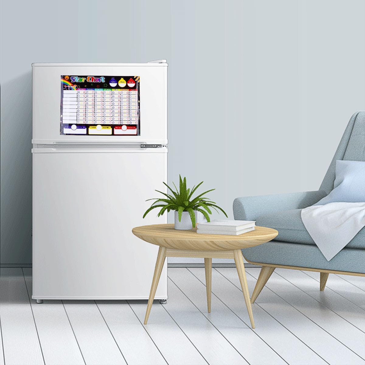 Magnetic Refrigerator Chore Chart Daily Routine Planner Reward System for Behavioral Responsibility Schedule Organizer