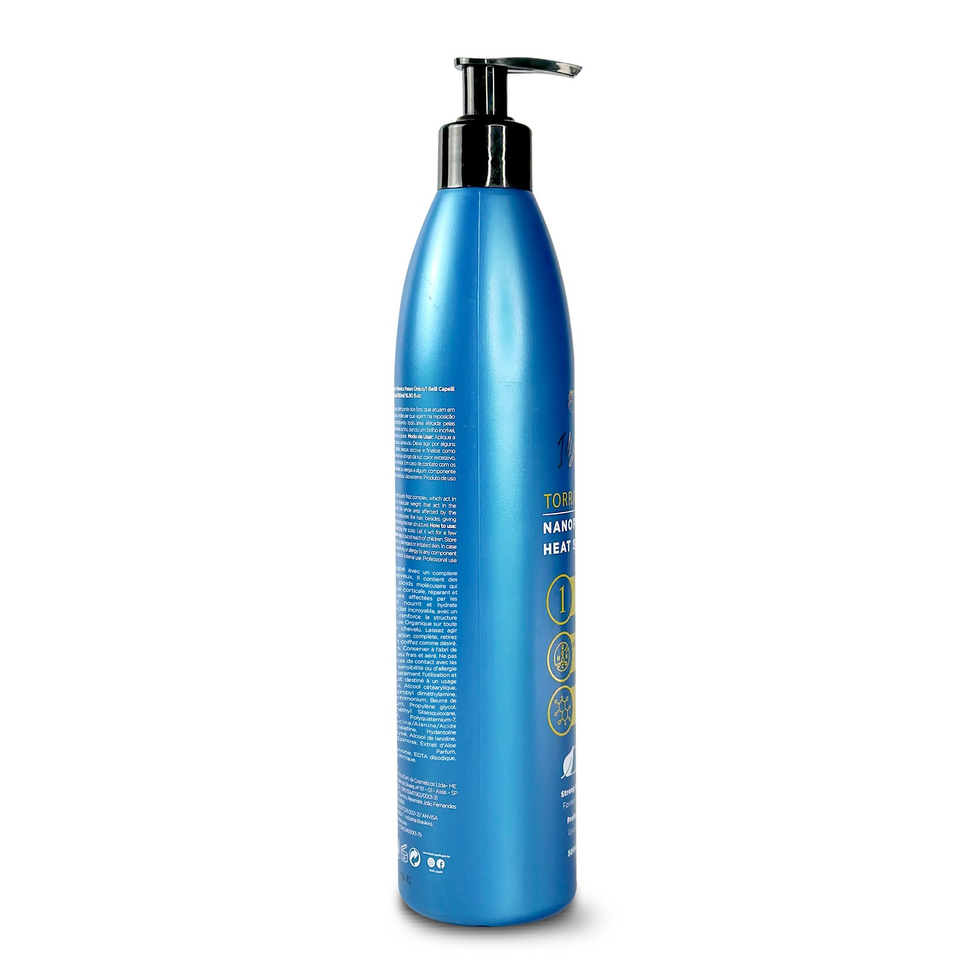 In Belli Capelli Torrano Keratin Haarbehandlung in 1 Schritt, formaldehyd-freie Nanoplastia Para Alisar Cabello, Keratina Organica Sin Formol Para Alisar el Pelo l- 1 Einheit,