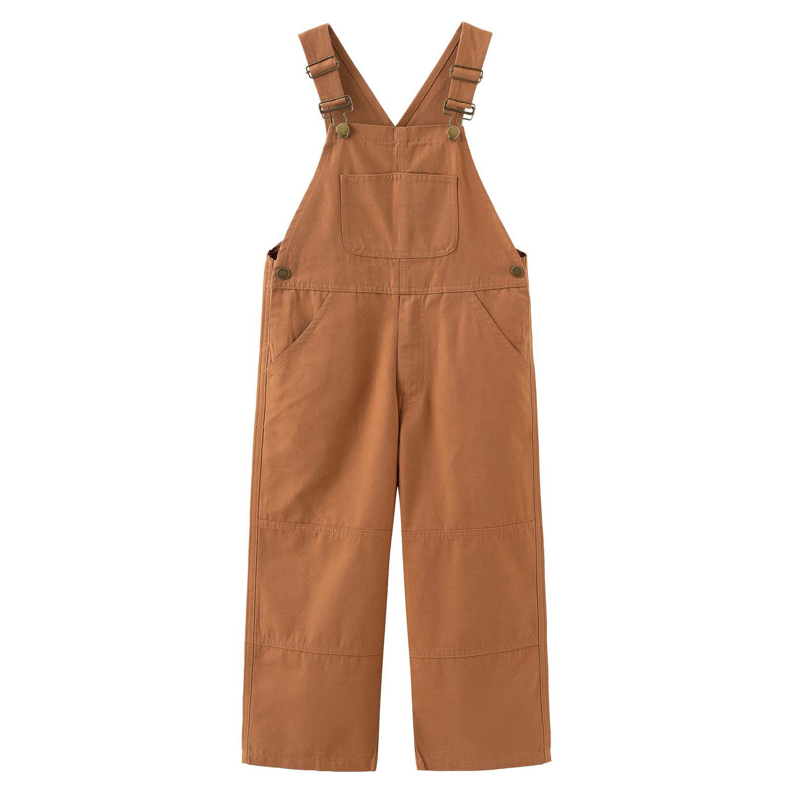 GRANDWISH Boys Canvas Bib Overalls, Kid's Multi Color Overalls, Size 6-14
