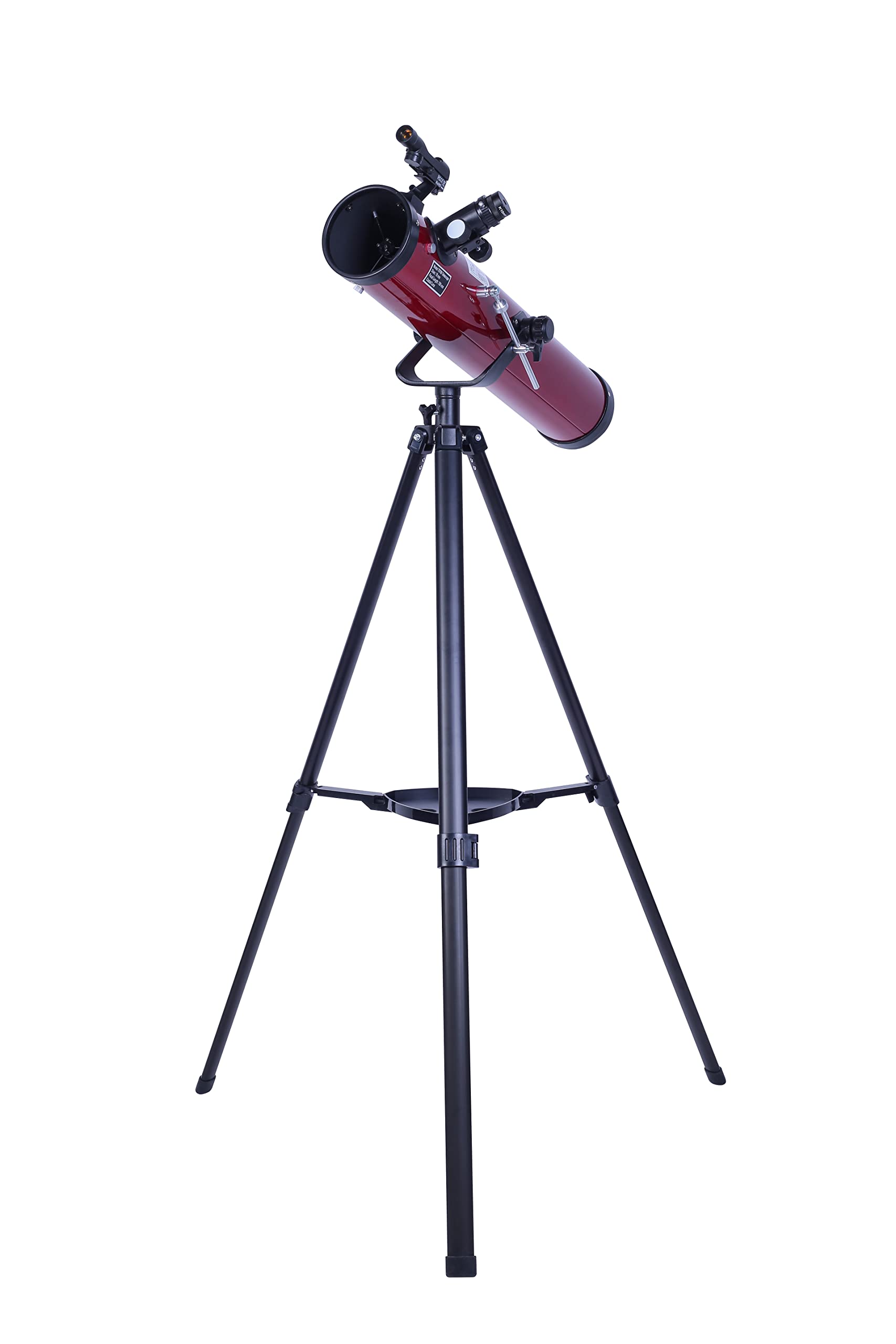 Télescope Byomic AZ 76/700mm – Réflecteur, Avec 3 Oculaires Et Barlow 2x, Neuf