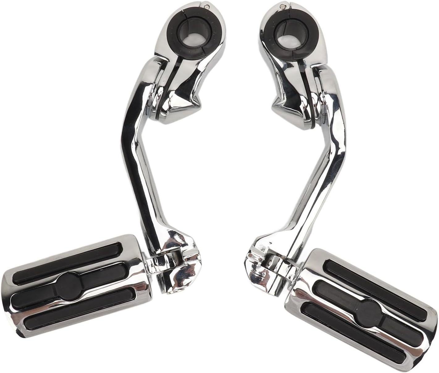 オートバイハイウェイフットペグ、調整可能なエンジンガード