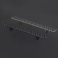 Vista 7 de Juego de manijas de puerta corrediza de granero de latón macizo, diseño de dos lados de alta resistencia de 12 pulgadas, para puertas correderas