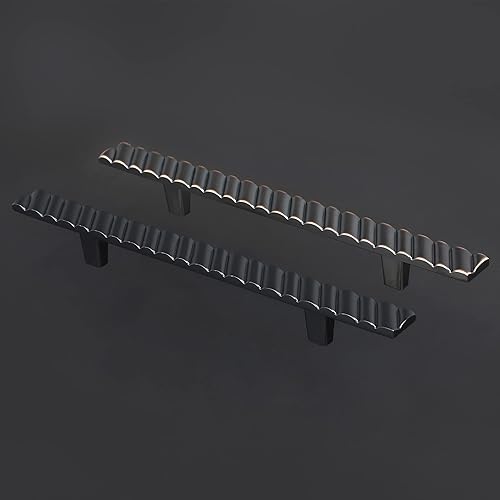 Miniatura 7 de Juego de manijas de puerta corrediza de granero de latón macizo, diseño de dos lados de alta resistencia de 12 pulgadas, para puertas correderas de