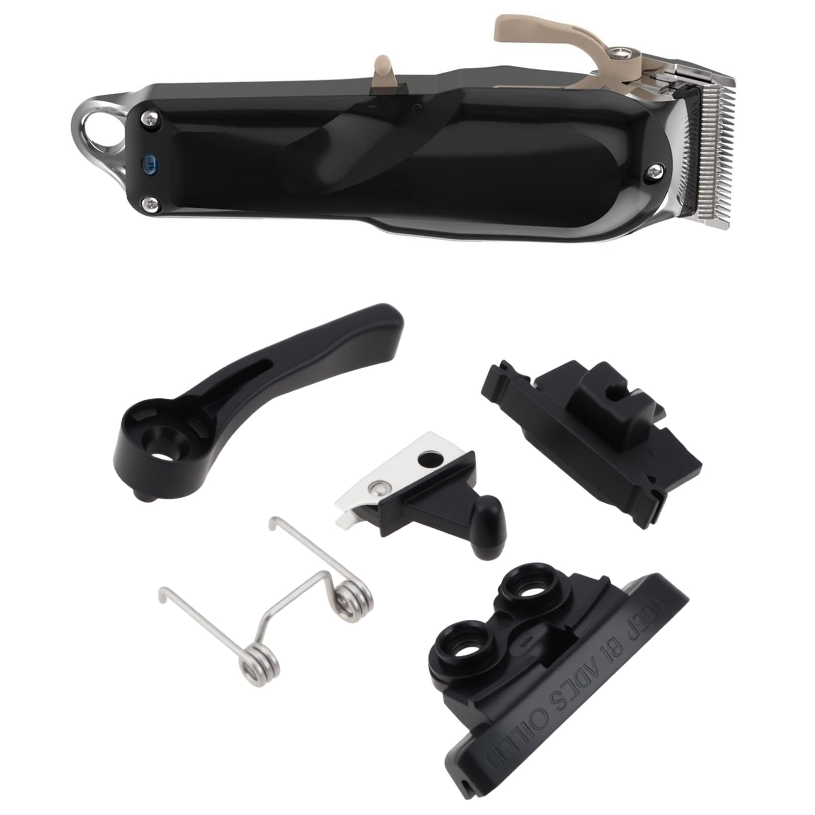 EMSea Hair Clippers Adjustment Lever Switch Locking Plate Spring Tension CamTappet Compatible with Wahl Magic Clip 8148 8591 8504 - Image 4