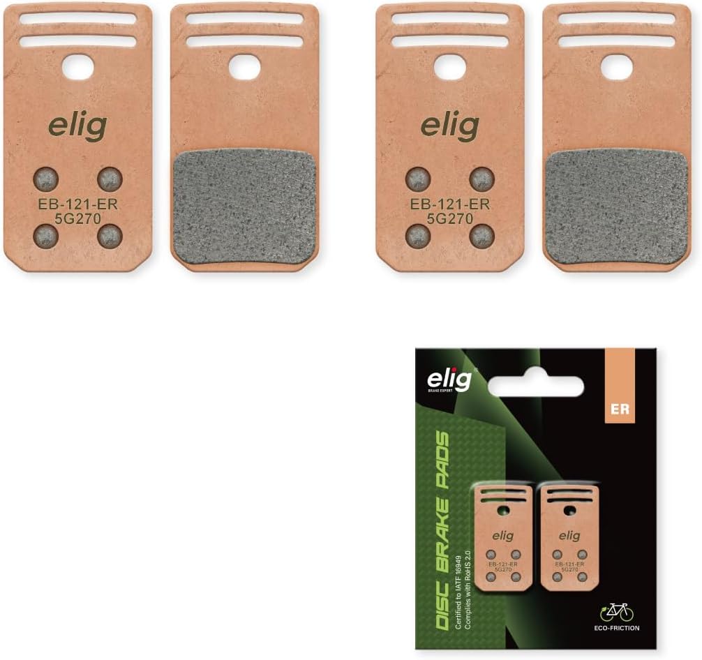 ELIG Bike Disc Brake Pads for Magura Gustav Pro 4 Piston｜Mountain Bike/eMTB/Trail/All Mountain/Downhill/Enduro/SUV