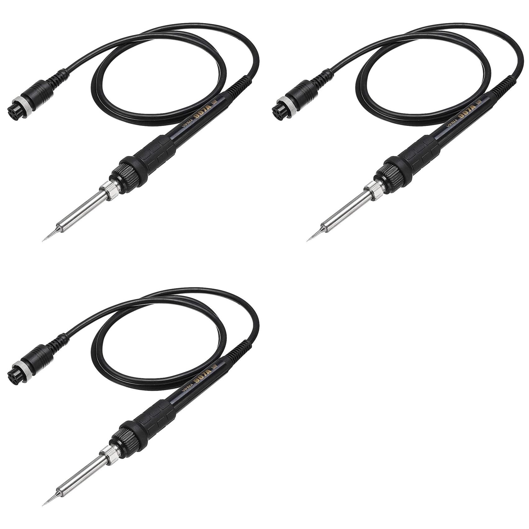 Jnchdghwa As Shown 3X Soldering Iron Handle For 936 936A 937D 8786D 852 852D Solder Stations 50W High Temperature Welding