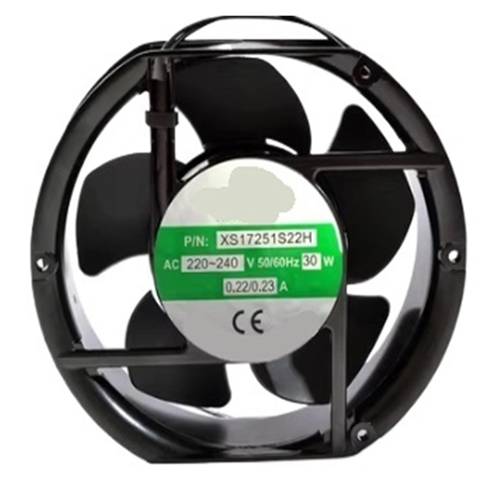 ZBWZXBDJ Fan XS17251S22H AC 220V-240V 30W 17251 17CM 2 Wire