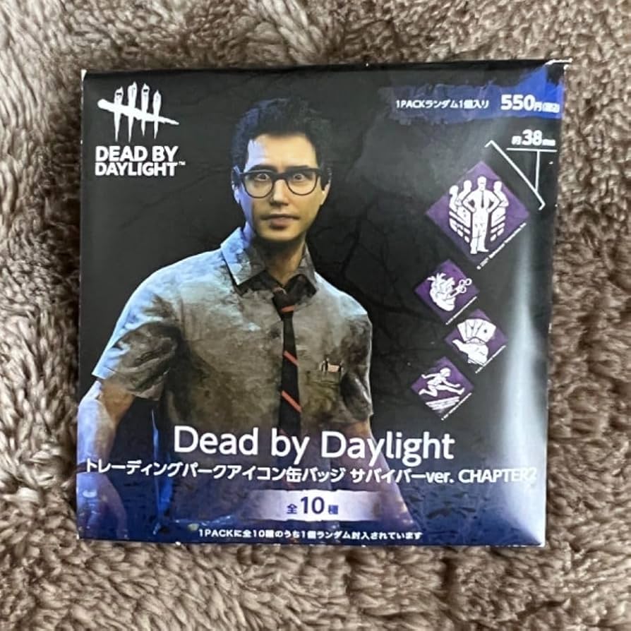 デッドバイデイライトパーク缶バッジ40種、ラバーストラップ22種コンプリート ブシロード 10％オフ Dead by Daylight トレーディングパーク