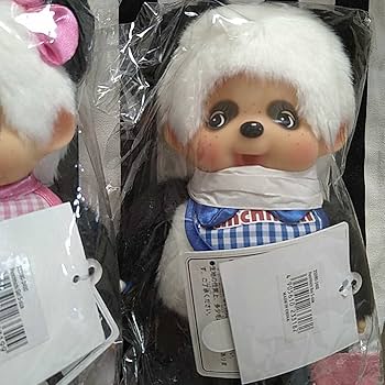 ※値下げ【新品、レア】タグ、専用箱付き 顔でかモンチッチ男の子女の子　2体セット 値下げ【新品、レア】タグ、専用箱付き 顔でかモンチッチ男の子女の子