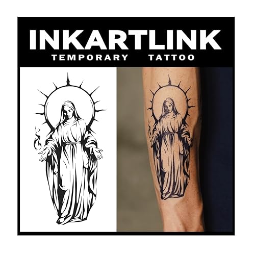 INKARTLINK 2 Sheets Large Semi permanent Tattoos, Temporary Tattoos, Adult