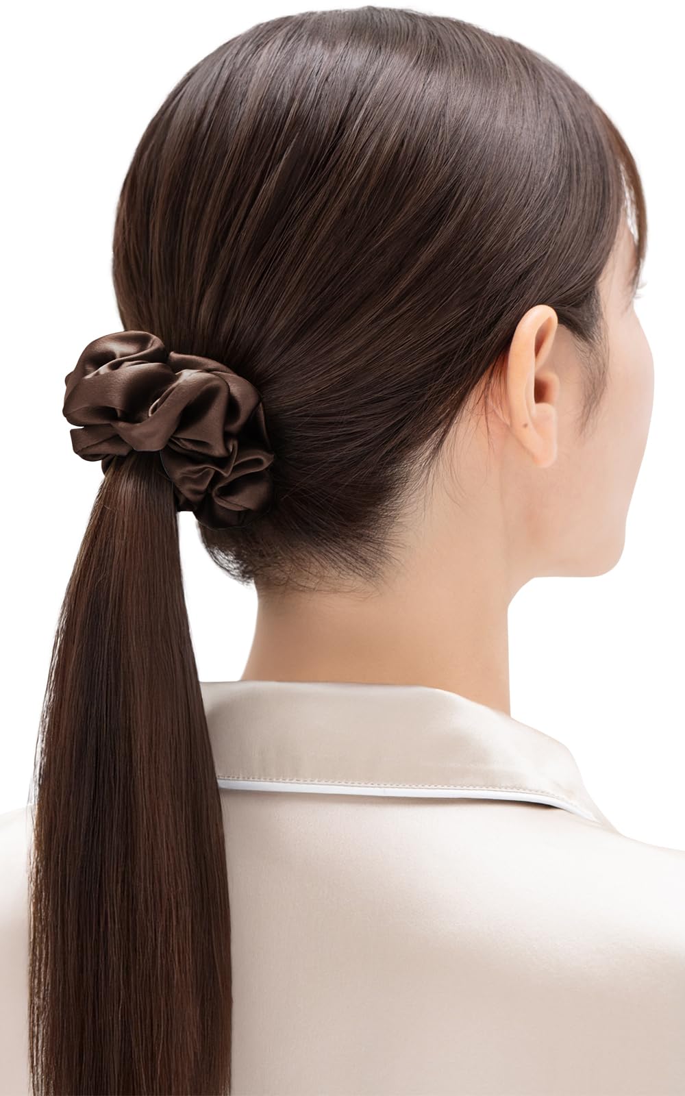 Amazon | [COCOSILK]シルク シュシュ ヘアゴム 跡がつかない シルク100