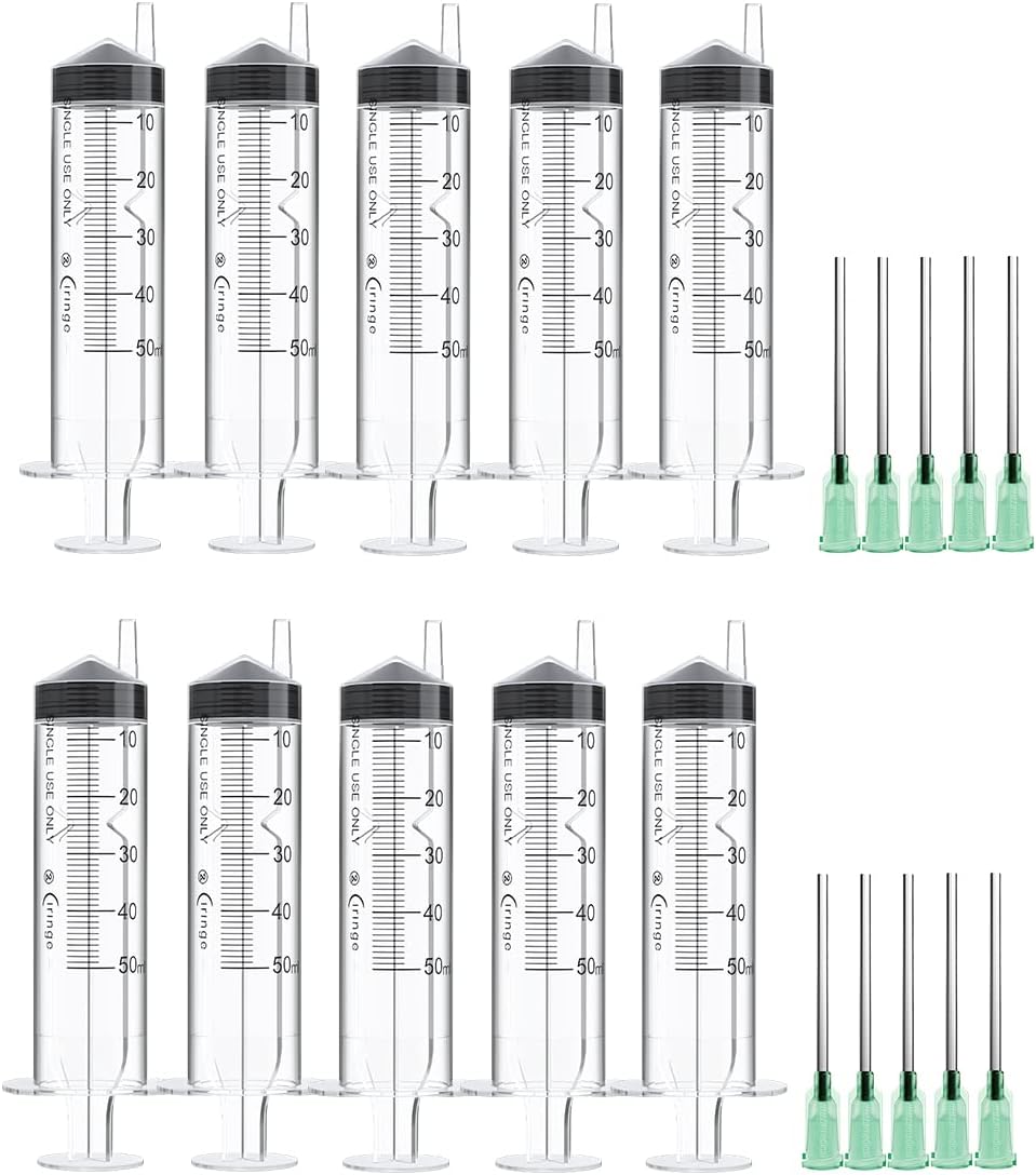 Ciringe 50 ml Syringe with 14G Green Mixing Kit - 10 Sets