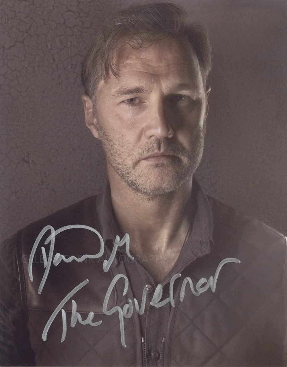 DAVID MORRISSEY as Philip"The Governor" Blake - The Walking Dead GENUINE AUTOGRAPH