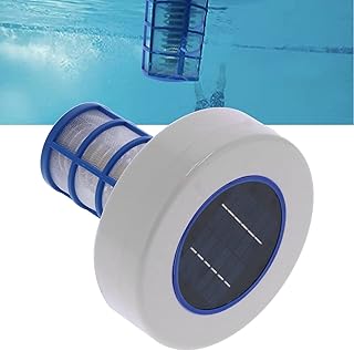 Uadme Solar Pool Ionizer Solar Powered Pool Ionizer Cleaner Swimming Pool SPA Fountain Cleaning Equipment Pool Water Clarifier Swimming Pool Clarifier