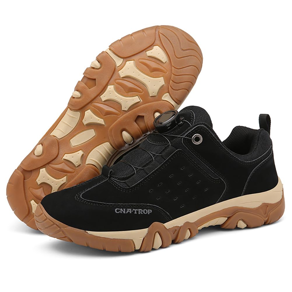 Męskie buty szlakowe, trampki turystyczne, outdoorowe, zamszowe, tekstylne, oddychające, dopasowanie, elastyczne sznurowadła, trwałe wsparcie do chodzenia, trekkingu na świeżym powietrzu