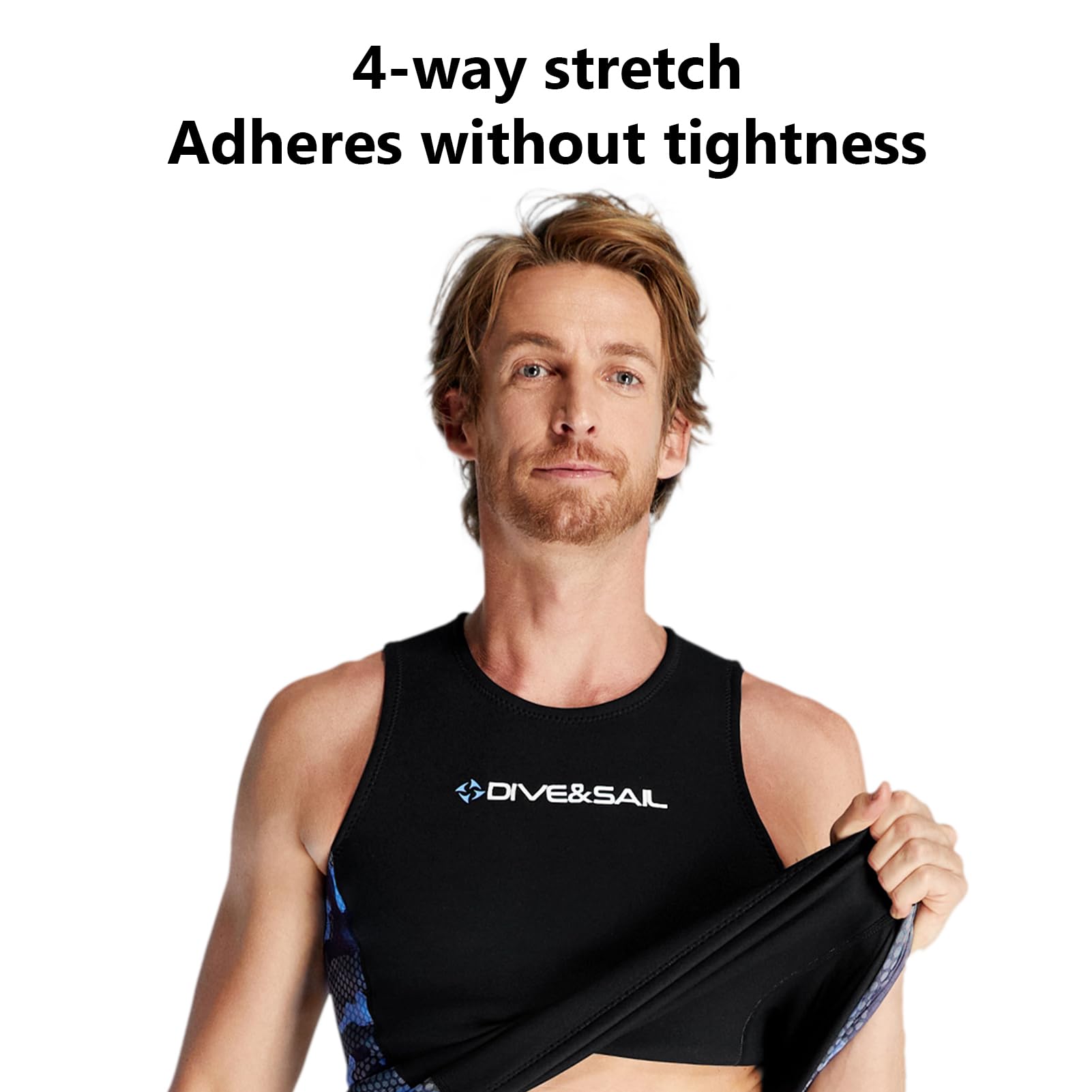 Gilet de surf en néoprène pour homme, idéal pour la plongée, les sports nautiques, la plongée, la plongée, la plongée