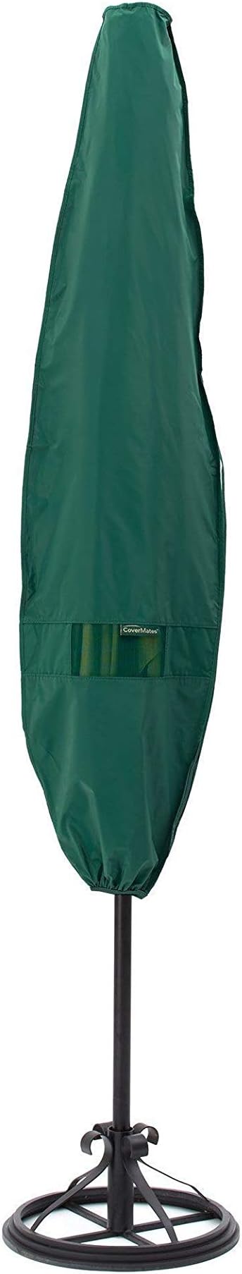 CovermatesCovermates Patio Umbrella Cover - Light Weight Material, Weather Resistant, Water Resistant Zipper, Outdoor Living Covers, 40 CIRCUMFERENCE x 69H, Green