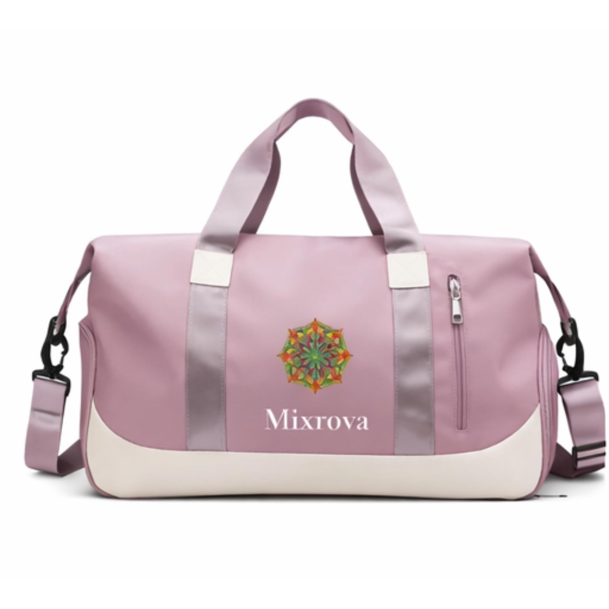 Gym & Travel Duffel Bag for Men and Women, Blush Rose
