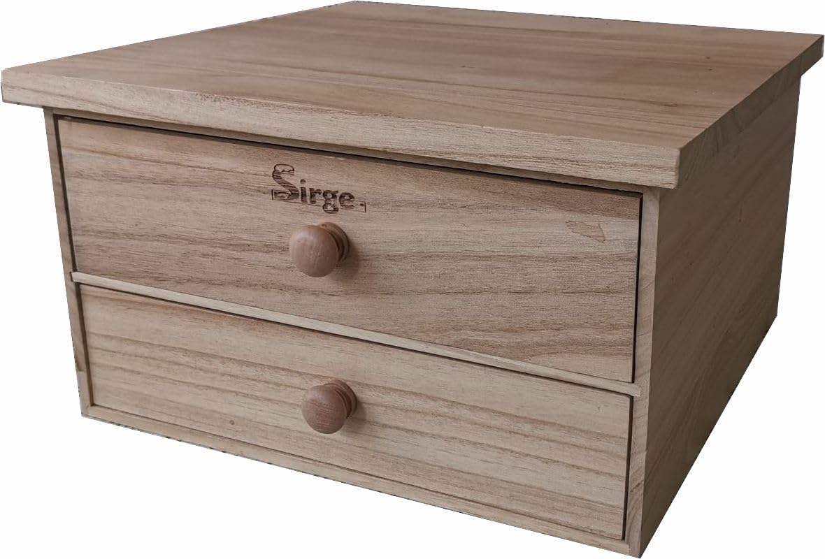 Sirge PASTAMCASS Macchina per la Pasta Fresca con 22 trafile e CASSETTIERA porta Accessori in legno solleva macchina