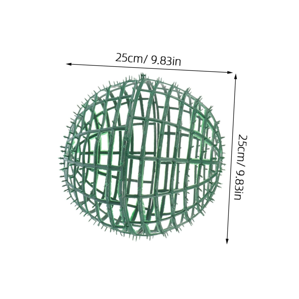PRETYZOOM 4Pcs Artificial Topiary Ball Support Cages DIY Faux Balls Frame Racks for Weddings Home Decor Garden Spheres Lightweight and Plastic Plant Rack