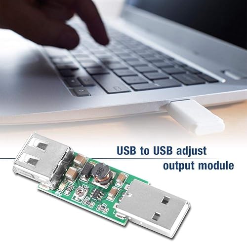 Miniatura 7 de Módulo convertidor Boost ajustable USB a USB 5V a 6-15V Salida ajustable DC-DC Step-up Boost Módulo convertidor