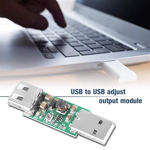 Miniatura 7 de Módulo convertidor Boost ajustable USB a USB 5V a 6-15V Salida ajustable DC-DC Step-up Boost Módulo convertidor