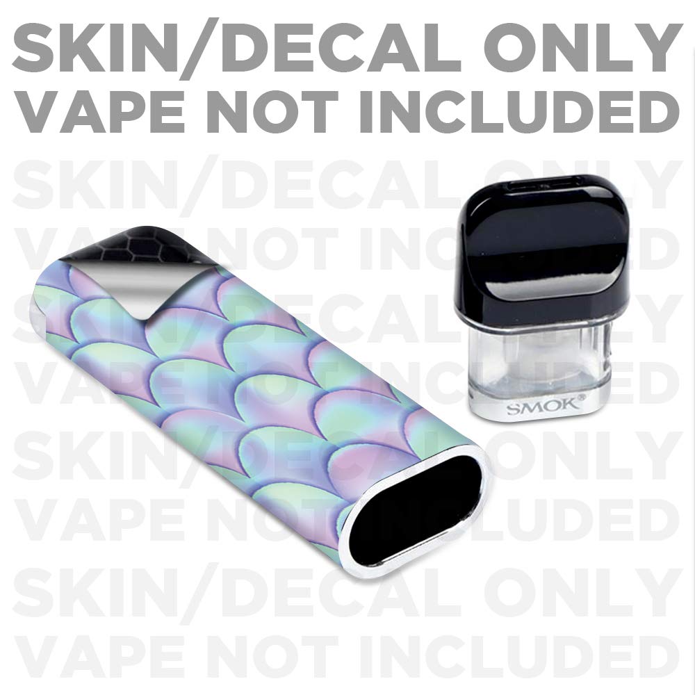 smok novo 2 stickers IT'S A SKIN Decal Vinyl Wrap for Smok Novo Pod System Vape Sticker Sleeve  Cover/Mermaid Scales Blue Pink : Buy Online at Best Price in KSA