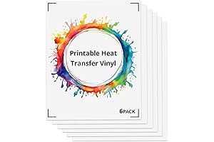 HTVRONT Printable Heat Transfer Vinyl for Inkjet Printer by LOKLiK