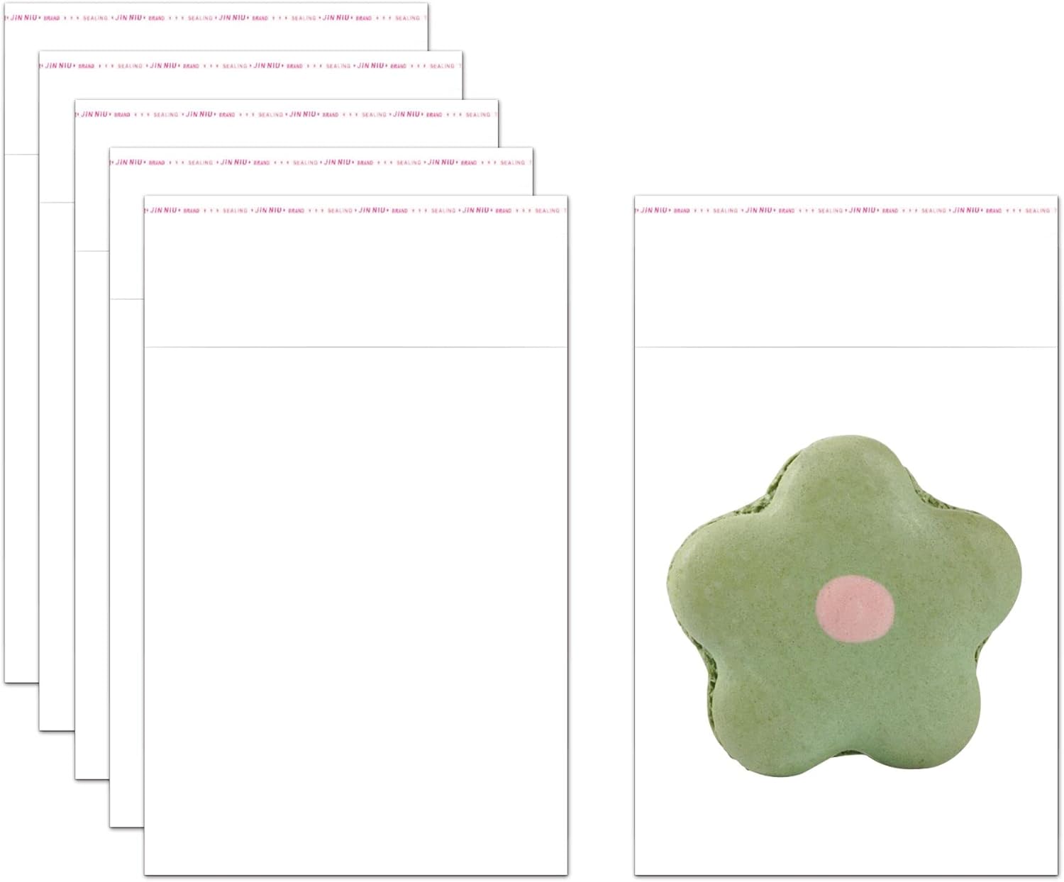 Self Sealing Cellophane Bags 4x5" Clear Plastic Cellophane